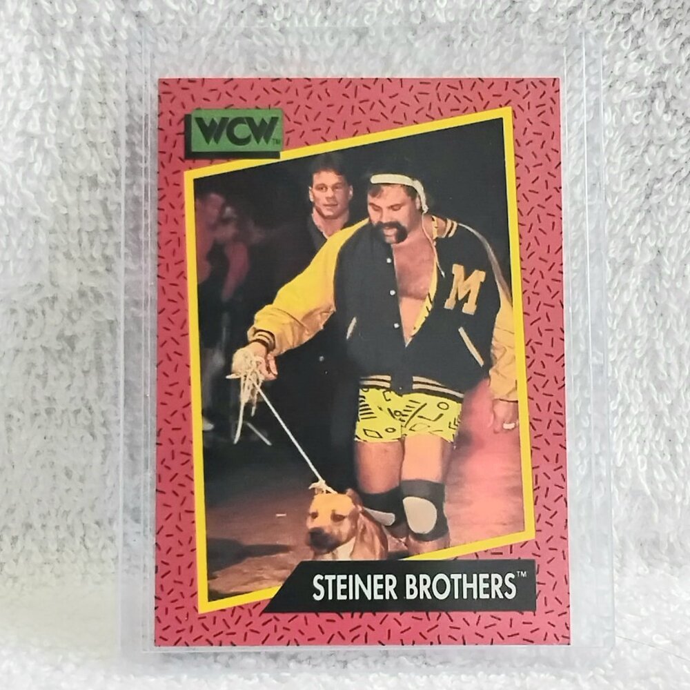 5/$20 Excellent 1991 Impel Steiner Brothers WCW Wrestling Card 103!!
